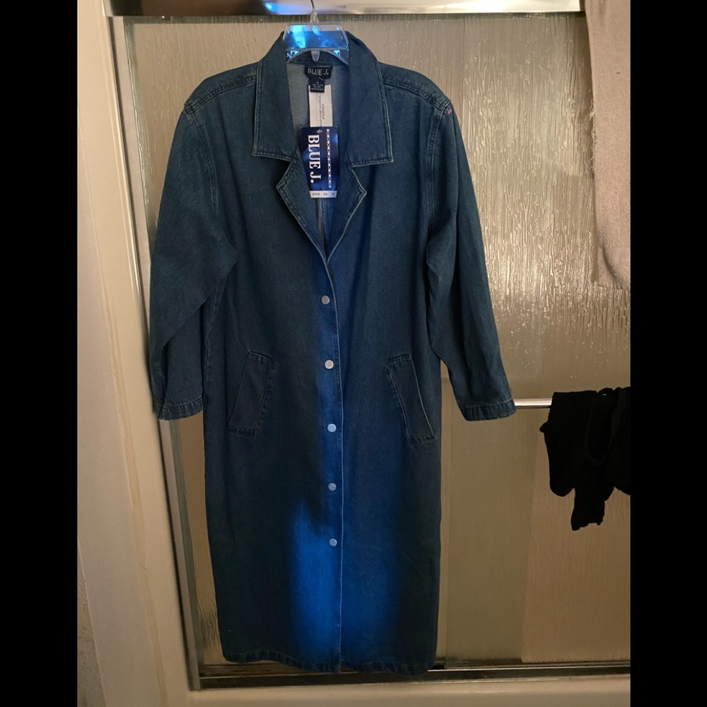 Blue J. Denim coat NWT